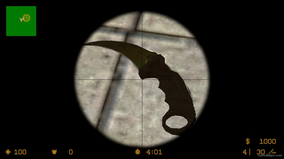 KARAMBIT FADE yellow