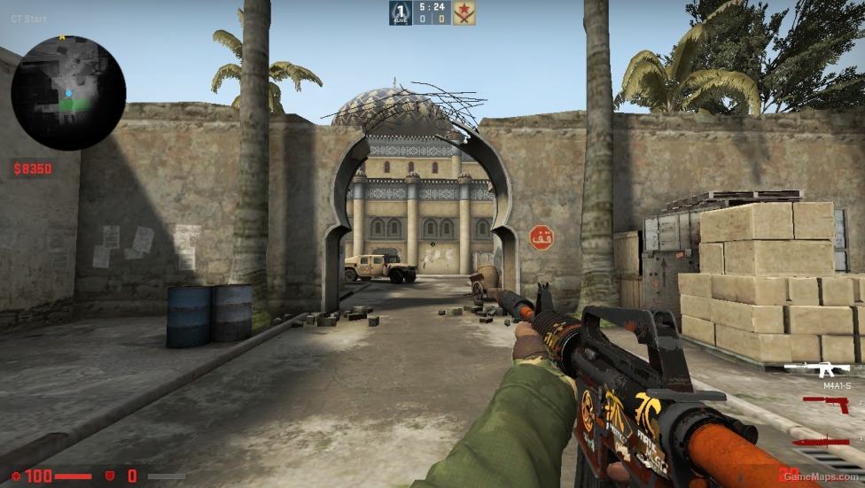 M4A1-S Atomic Alloy (battle-scarred) STICER FOR CSSO