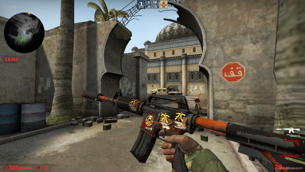 M4A1-S Atomic Alloy (battle-scarred) STICER FOR CSSO