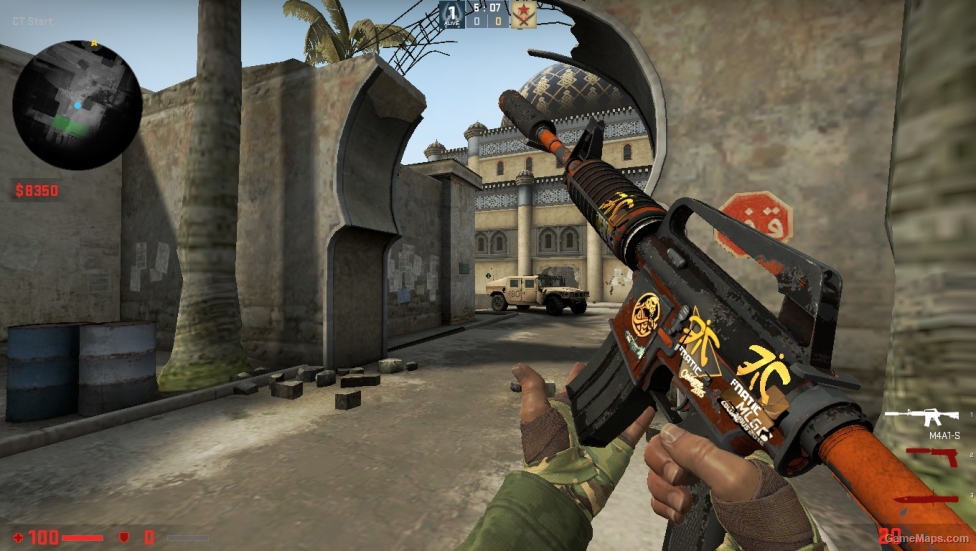 M4A1-S Atomic Alloy (battle-scarred) STICER FOR CSSO