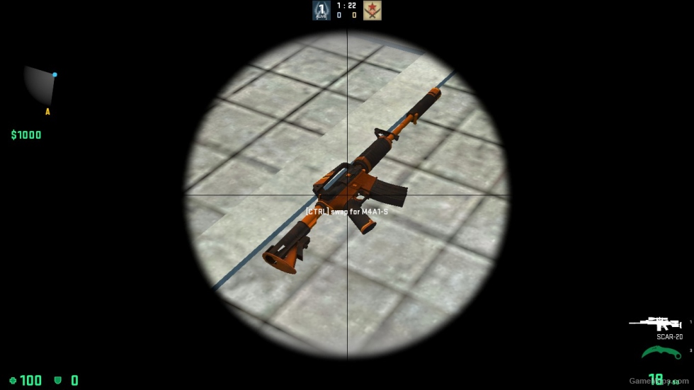 M4A1-S Atomic Alloy STICER 1 FOR CSSO
