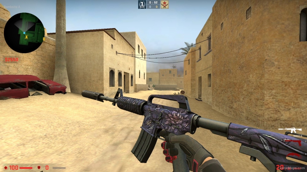 M4A1-S Black Lotus FOR CSSO