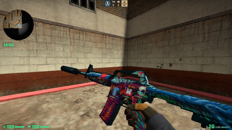 M4A1-S HYPER BEAST FOR CSSO STICER 1