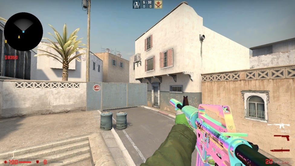 M4A1-S Printstream WITH (pearlecent effect) V2