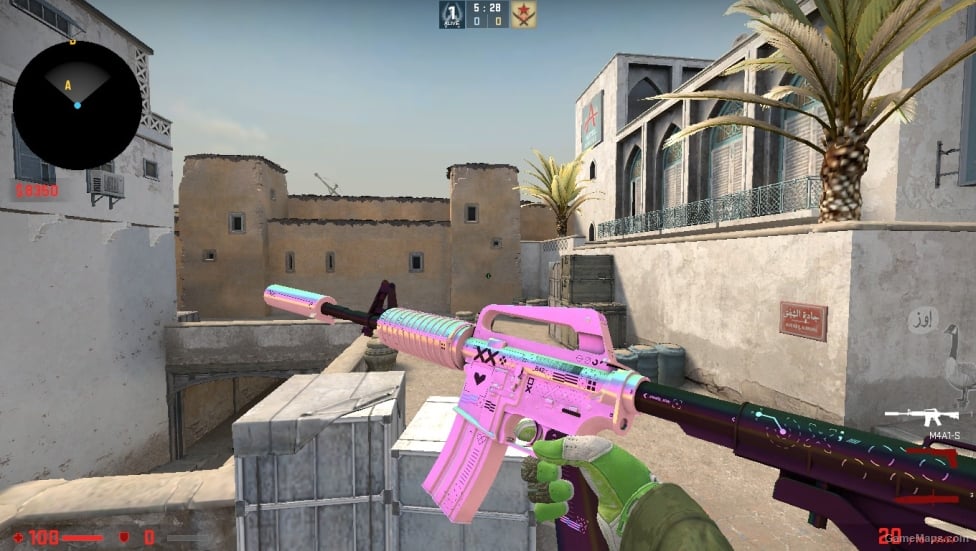 M4A1-S Printstream WITH (pearlecent effect) V2