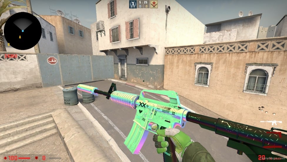 M4A1-S Printstream WITH (pearlecent effect) V2