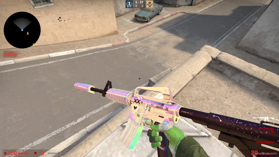 M4A1-S Printstream WITH (pearlecent effect) V2