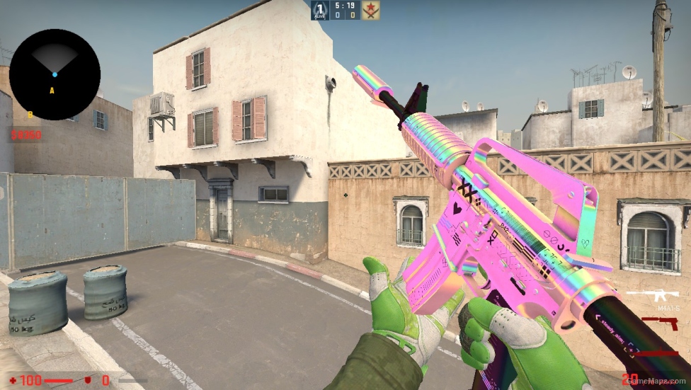 M4A1-S Printstream WITH (pearlecent effect) V2