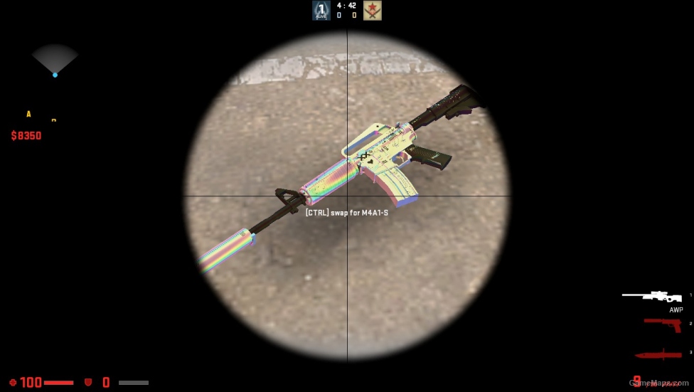 M4A1-S Printstream WITH (pearlecent effect) V2