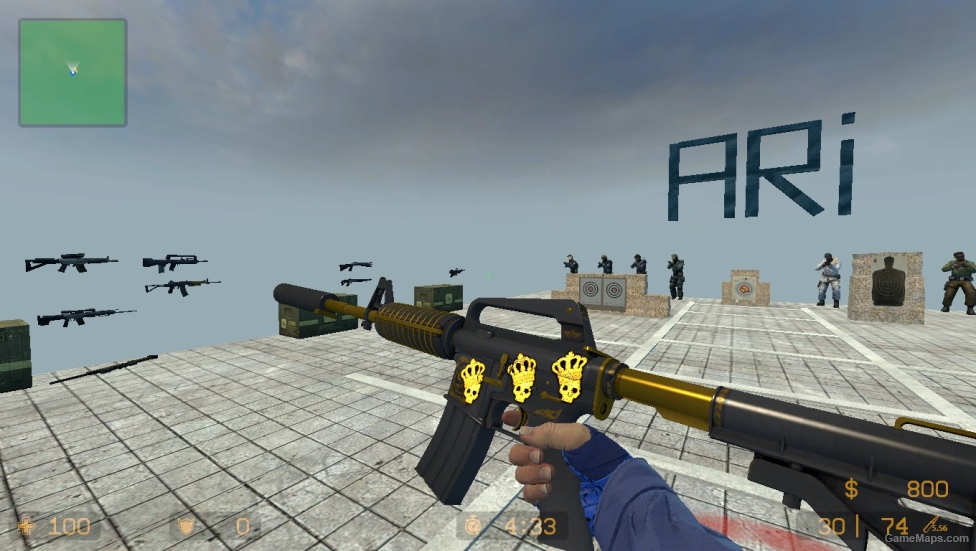 M4A1-S SKIN PACK FOR CS SOURCE