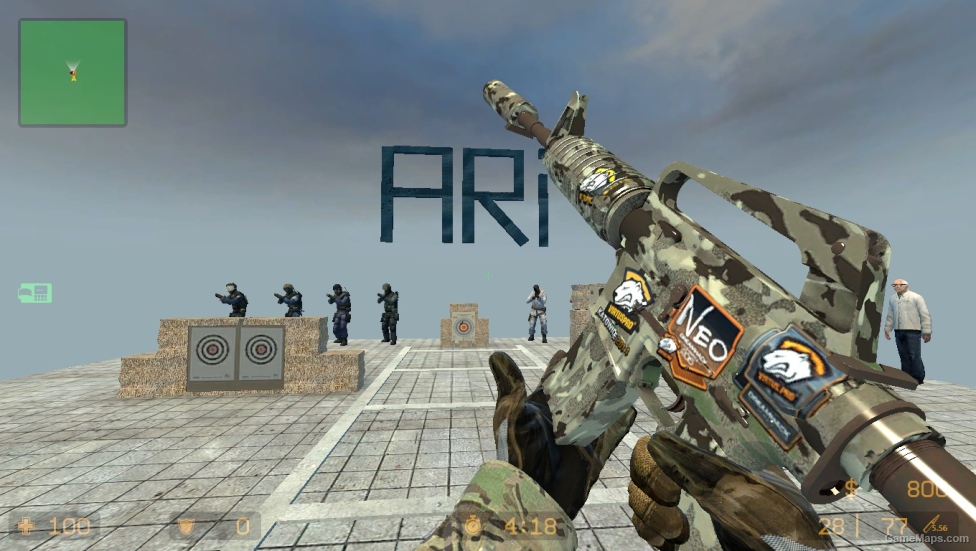 M4A1-S SKIN PACK FOR CS SOURCE