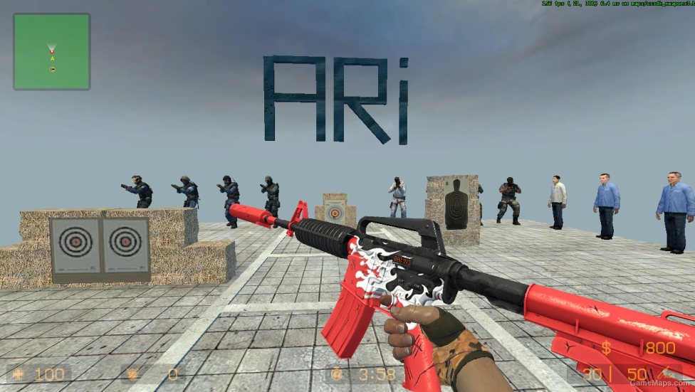 M4A1-S SKIN PACK FOR CS SOURCE