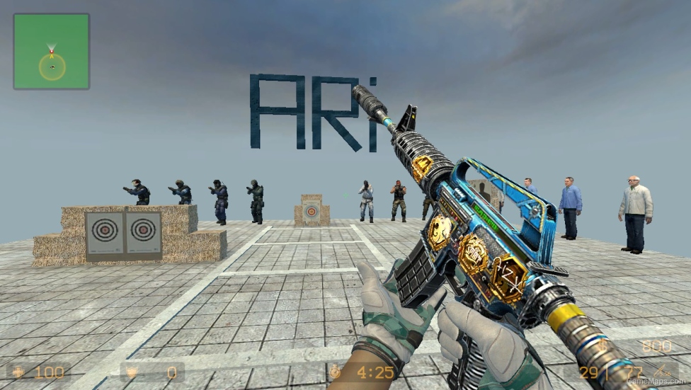 M4A1-S SKIN PACK FOR CS SOURCE