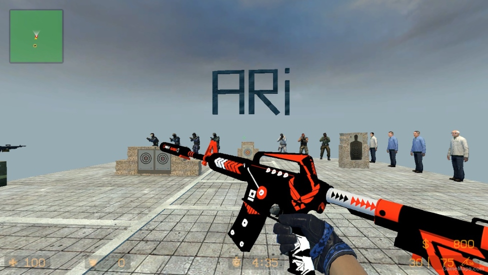 M4A1-S SKIN PACK FOR CS SOURCE