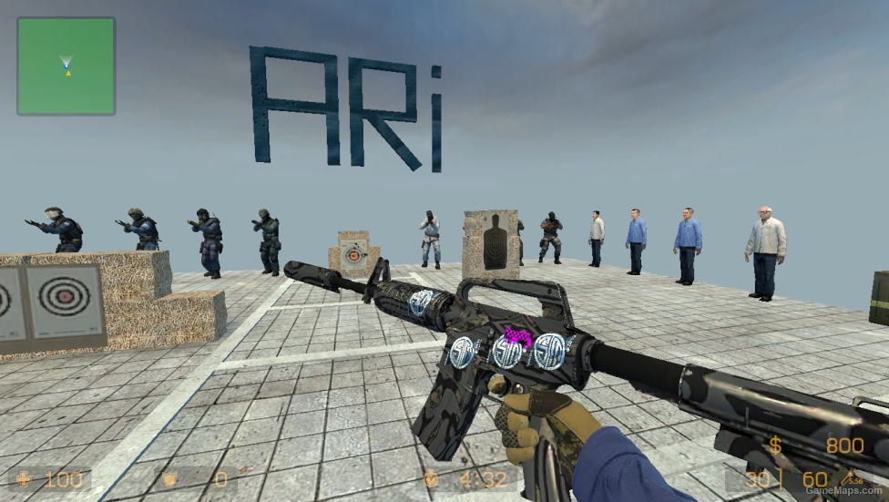 M4A1-S SKIN PACK FOR CS SOURCE