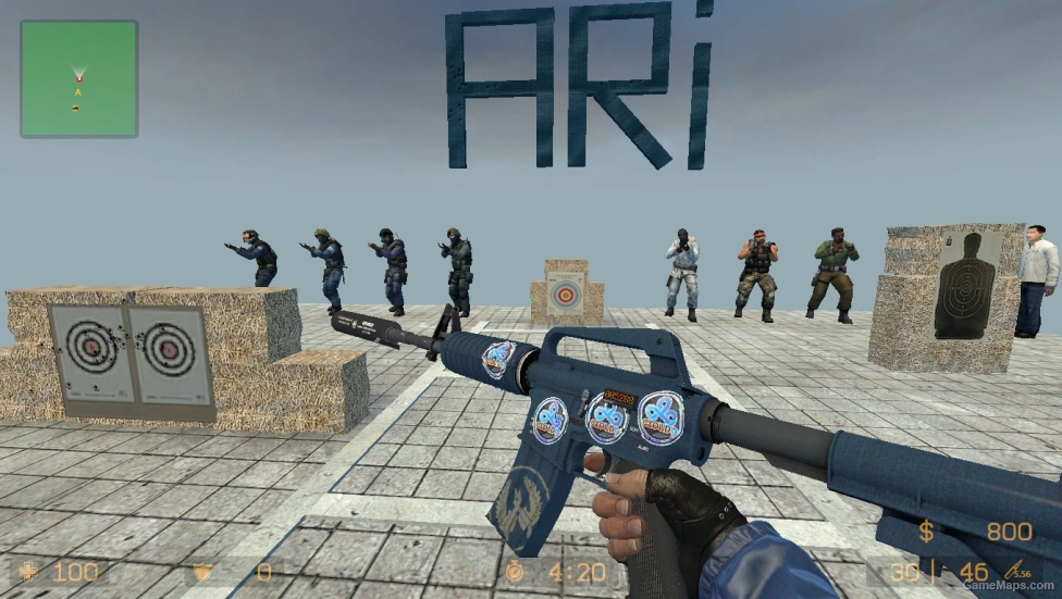 M4A1-S SKIN PACK FOR CS SOURCE