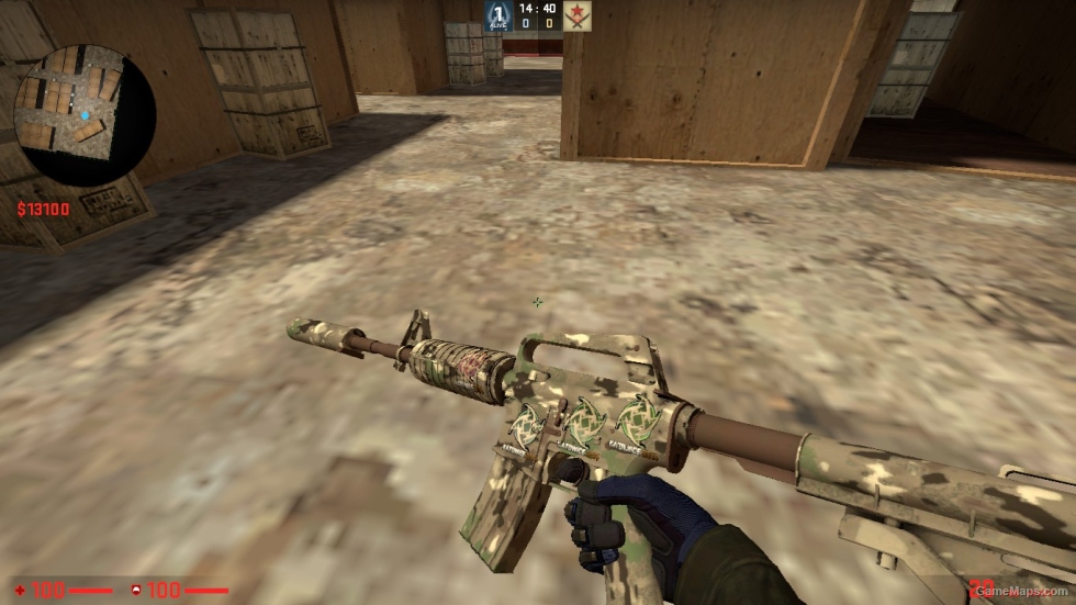 M4A1-S SKIN PACK WITH STICER FOR CSSO