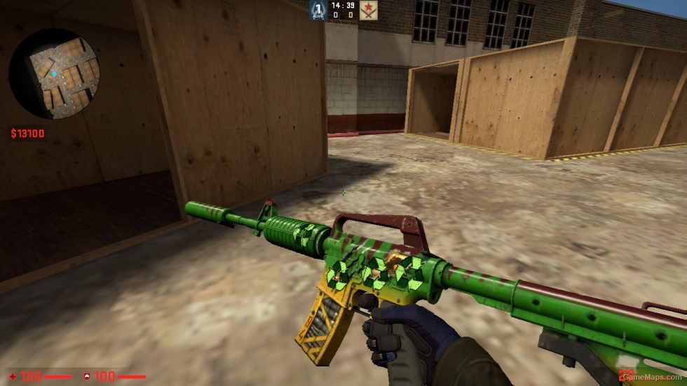 M4A1-S SKIN PACK WITH STICER FOR CSSO