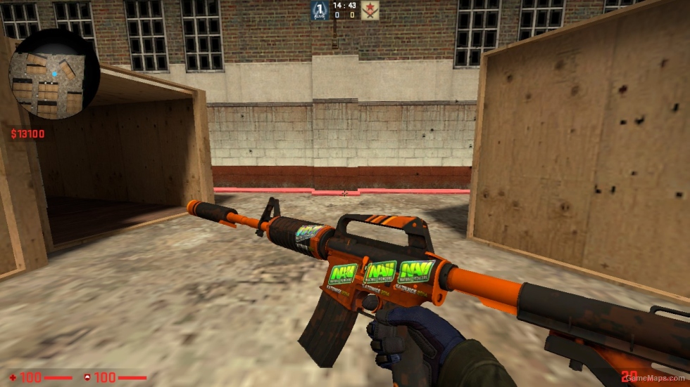 M4A1-S SKIN PACK WITH STICER FOR CSSO