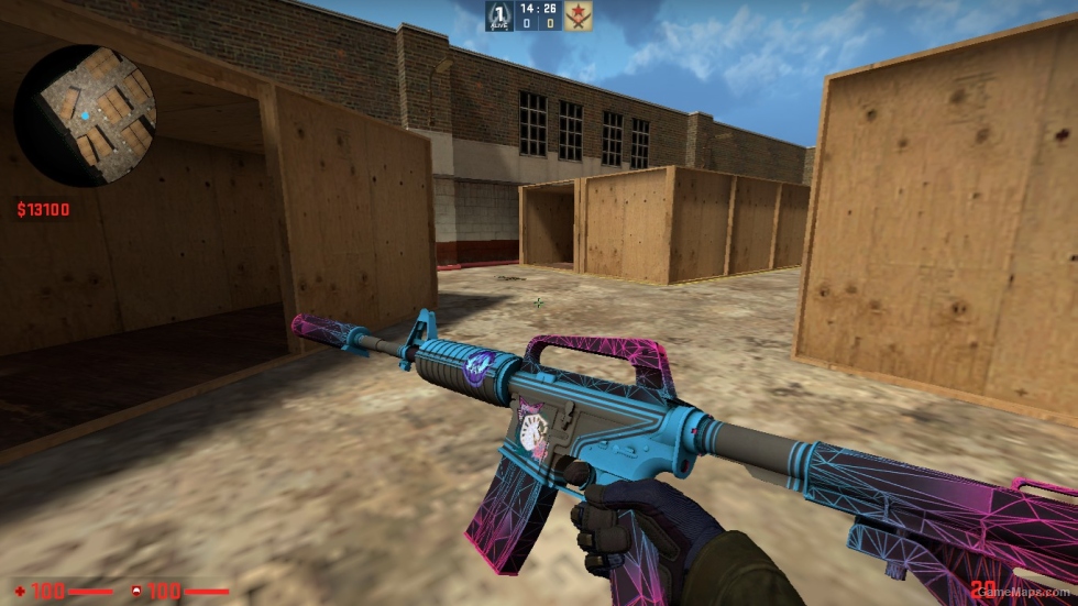 M4A1-S SKIN PACK WITH STICER FOR CSSO