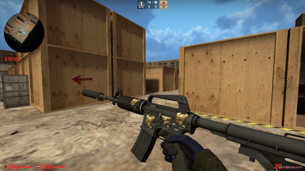 M4A1-S SKIN PACK WITH STICER FOR CSSO