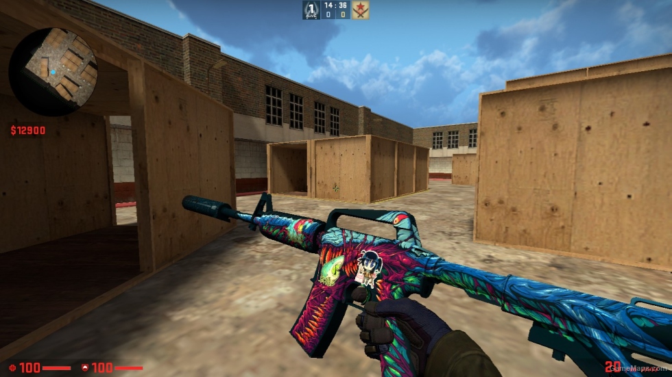M4A1-S SKIN PACK WITH STICER FOR CSSO