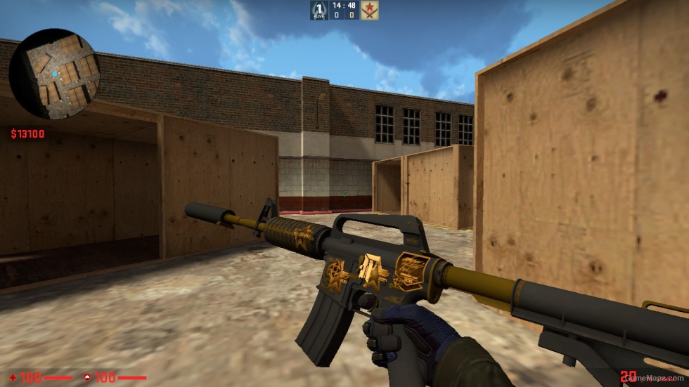 M4A1-S SKIN PACK WITH STICER FOR CSSO