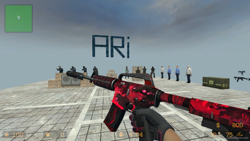 M4A1-S VIRUS RED