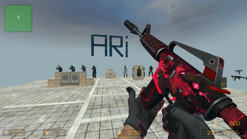 M4A1-S VIRUS RED