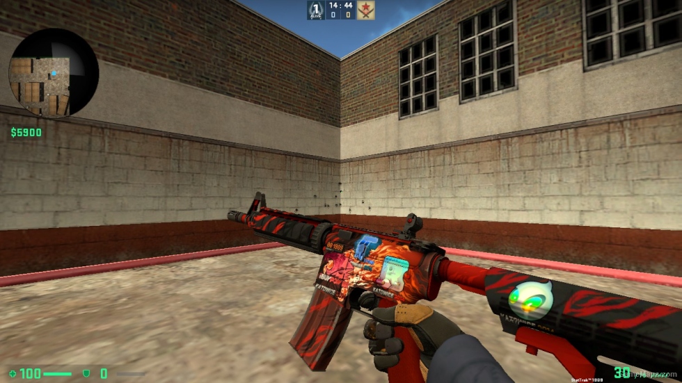 M4A4 HOWL FOR CSSO STICER 1