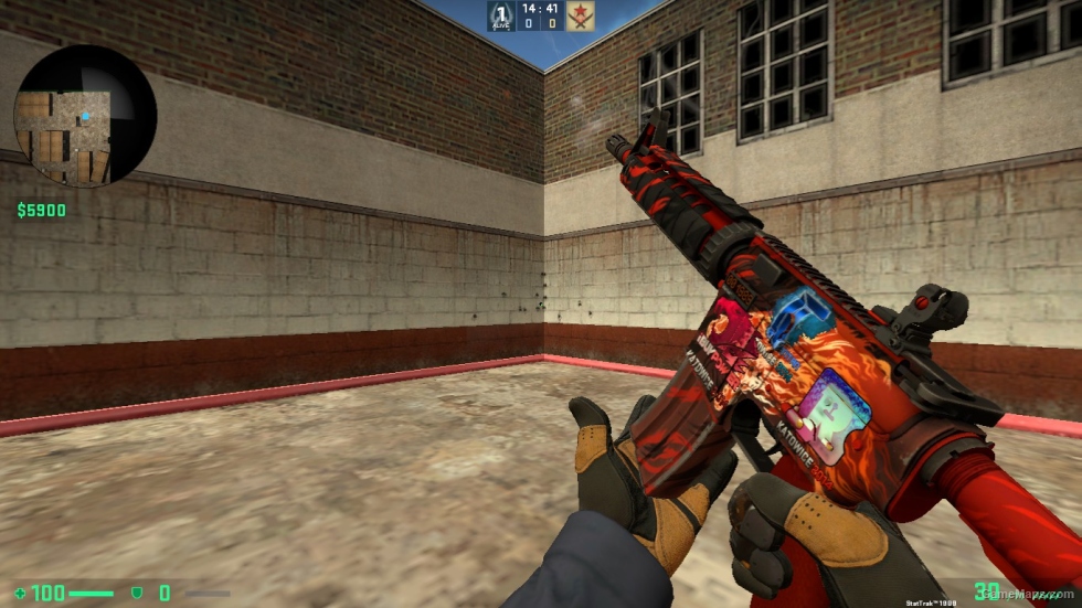 M4A4 HOWL FOR CSSO STICER 1