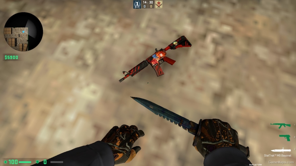 M4A4 HOWL FOR CSSO STICER 1