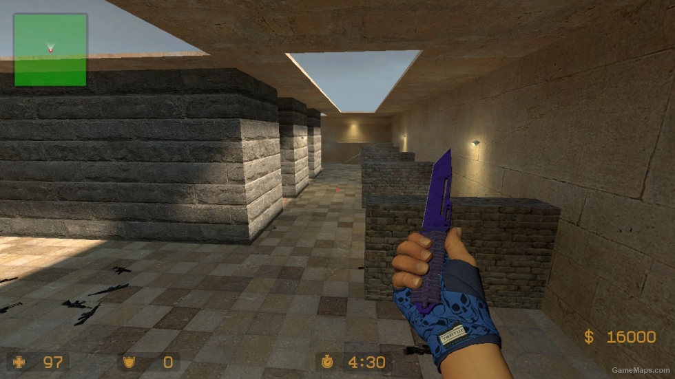 PARACORD KNIFE BLUE STEEL