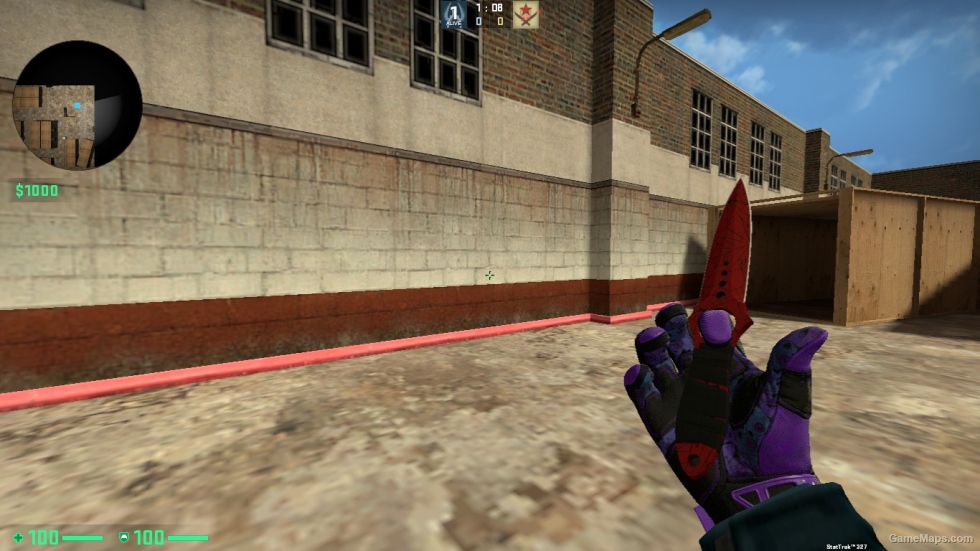 Skeleton Knife Crimson Web FOR CSSO
