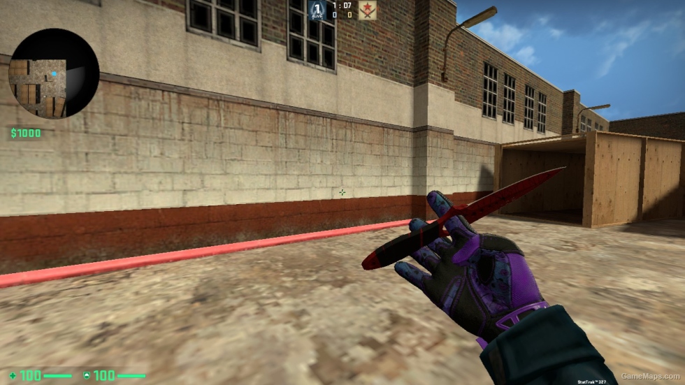 Skeleton Knife Crimson Web FOR CSSO