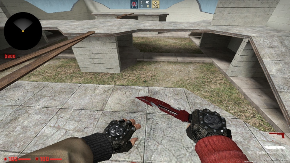 Survival Knife Crimson Web FOR CSSO