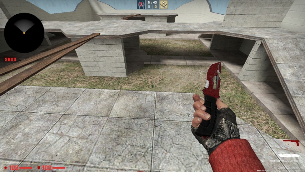 Survival Knife Crimson Web FOR CSSO