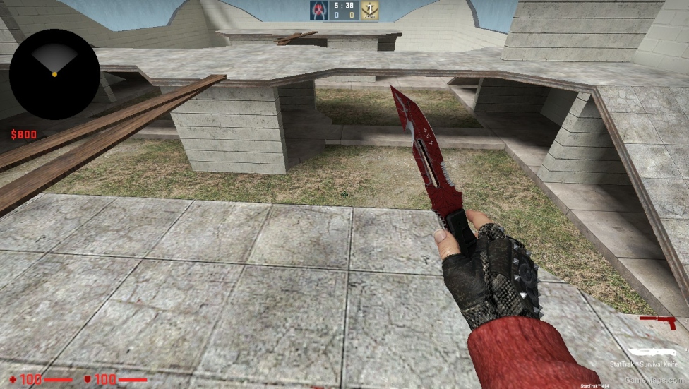 Survival Knife Crimson Web FOR CSSO