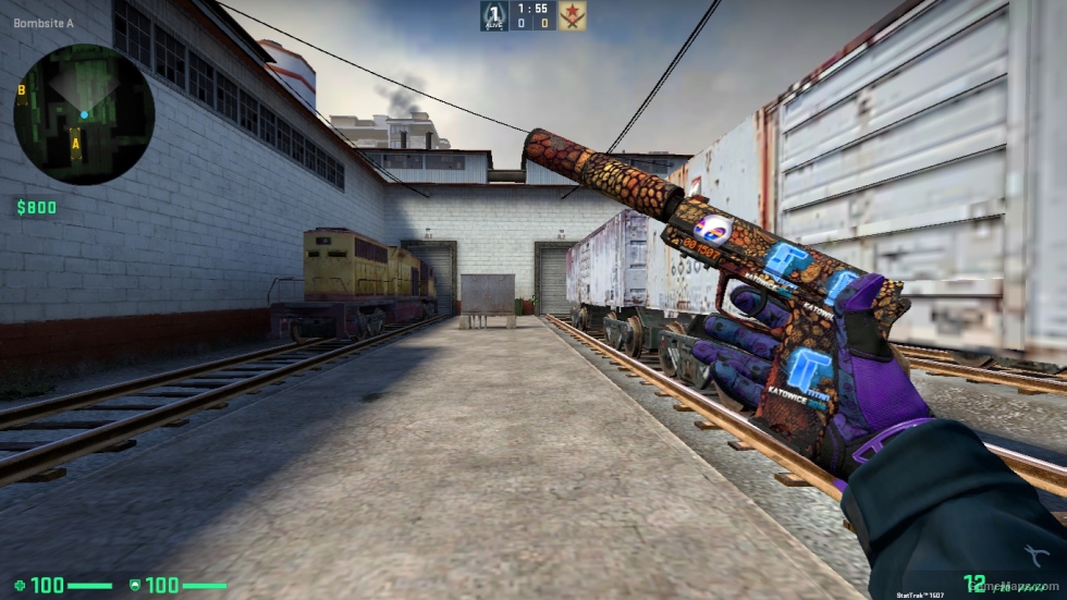 USPS Orange Anolis STICER 1 FOR CSSO (Mod) for CounterStrike Source