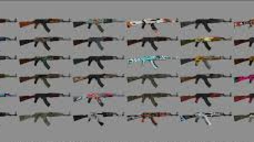 AK 47 SKIN PACK FOR CS SOURCE