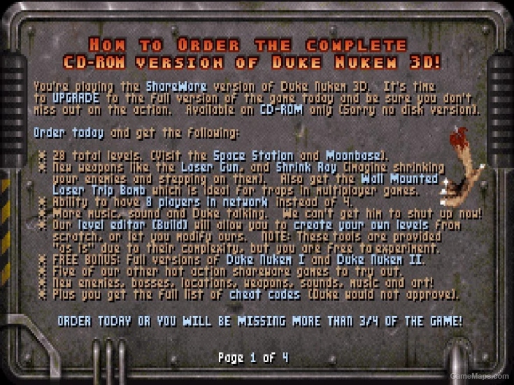 Duke Nukem 3D - Game Demo