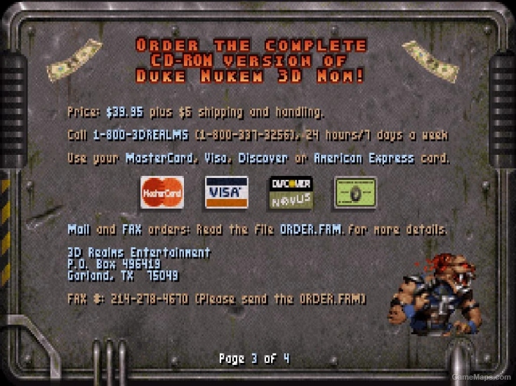 Duke Nukem 3D - Game Demo