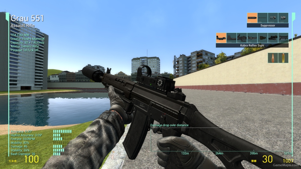 [TFA][AT] Call of Duty Modern Warfare Grau 551