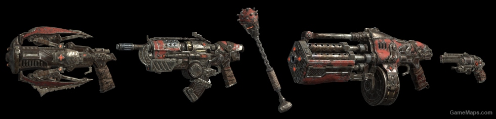 Gears of War 4 - Weapons (Prop)