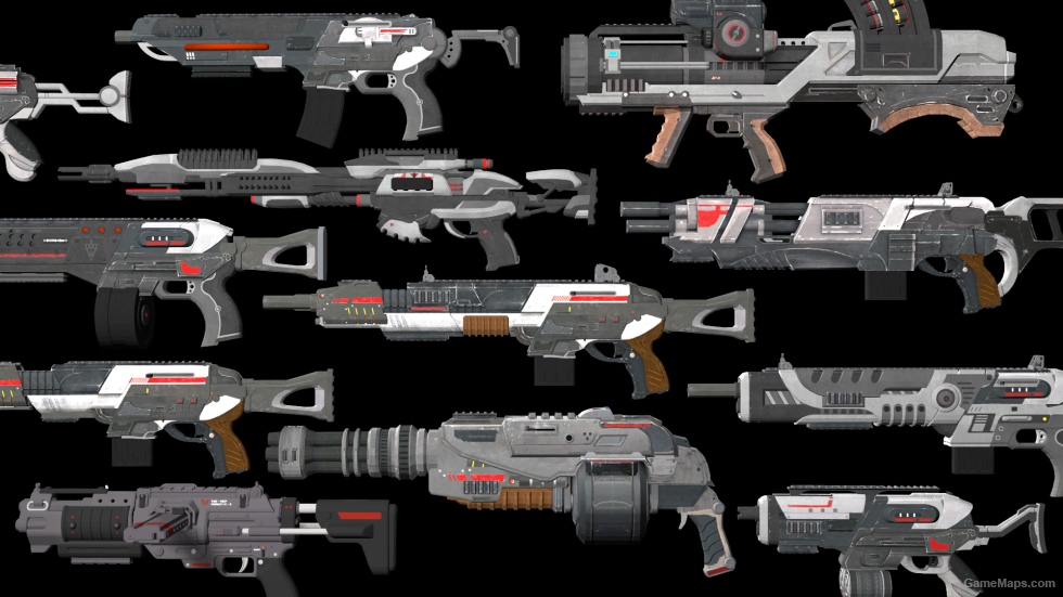 PlanetSide 2 - Terran Republic Weapons (Prop)