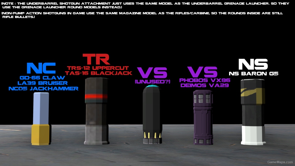 PlanetSide 2 - Weapon Attachments and Extra (Prop)