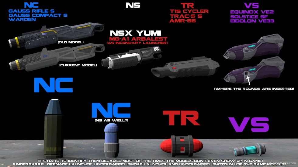 PlanetSide 2 - Weapon Attachments and Extra (Prop)
