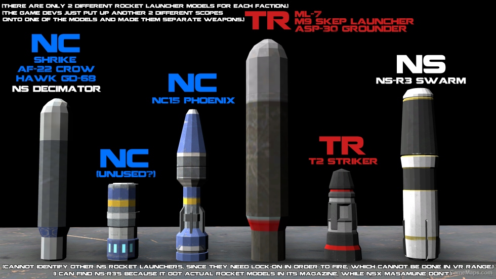 PlanetSide 2 - Weapon Attachments and Extra (Prop)