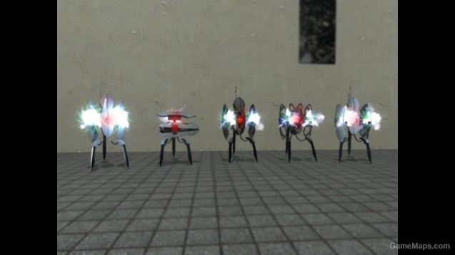 Portal 1 and 2 Turrets