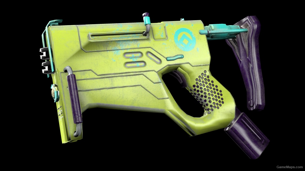 Sketchfab - Cyberpunk Light Auto Gun (Prop)
